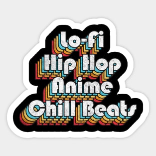 Lo-Fi Hip Hop Anime Chill Beats Sticker